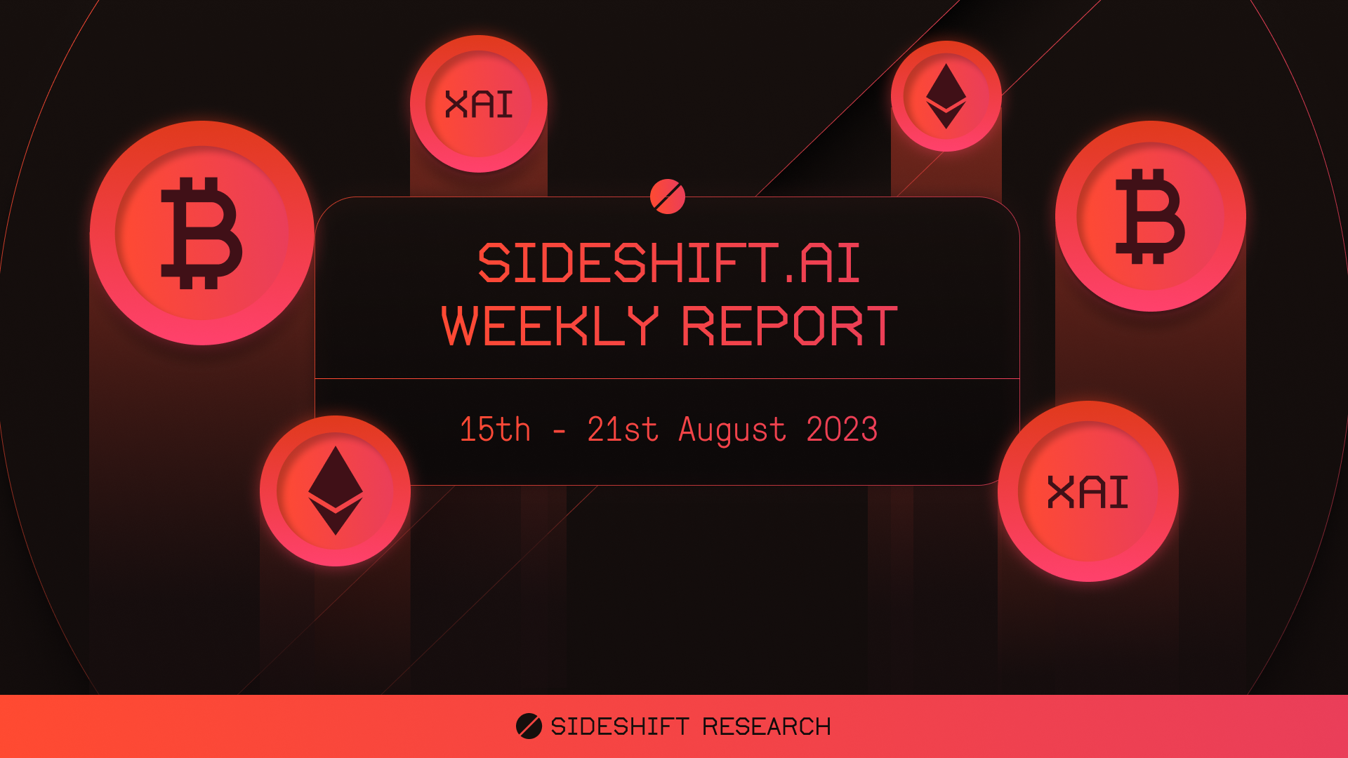 SideShift.ai Weekly Report | 15th - 21st August 2023
