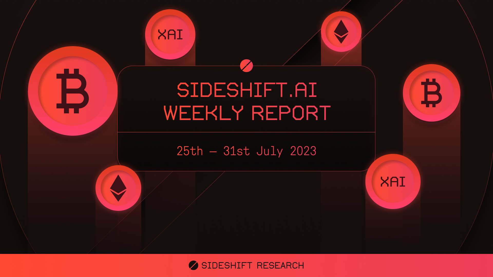 SideShift.ai Weekly Report | 25th - 31st July 2023