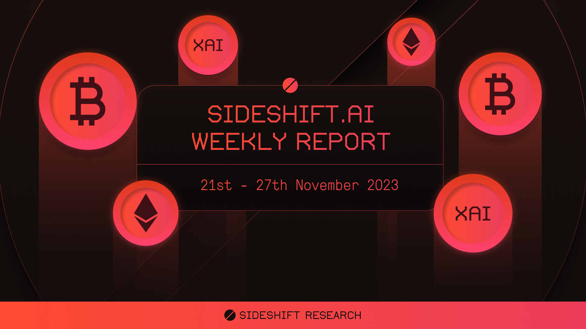 SideShift.ai Weekly Report | 21st - 27th November 2023