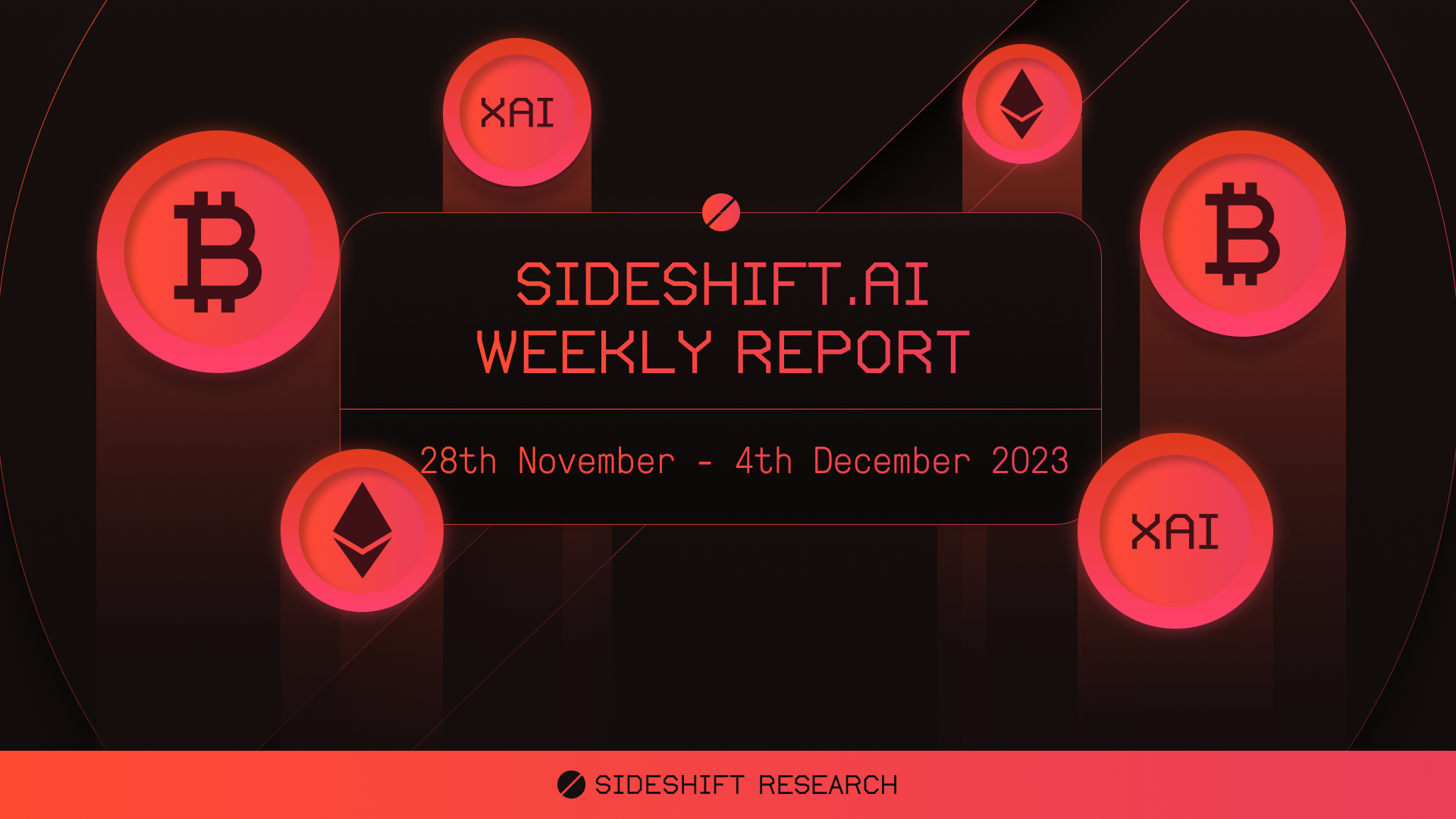 SideShift.ai Weekly Report | 28th November - 4th December 2023